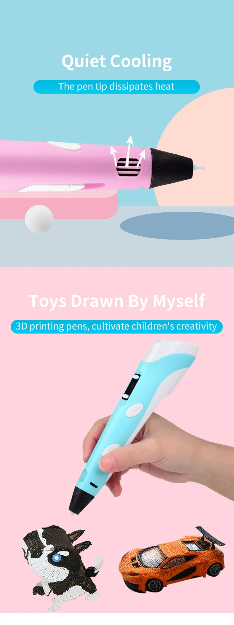 Stylo 3D éducatif pour enfant - Créativité et imagination sans limite