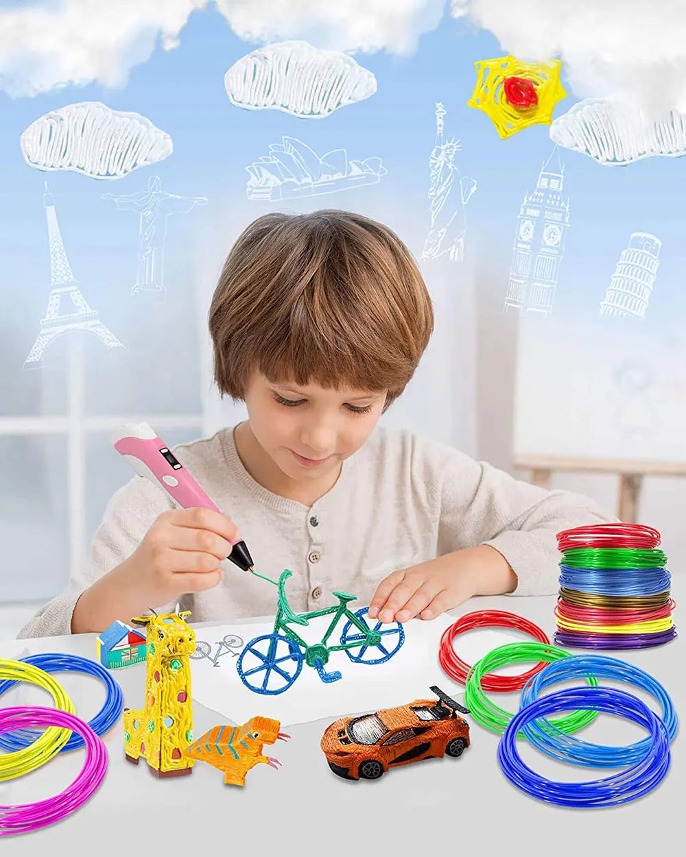 Recharge filament pour stylos 3D