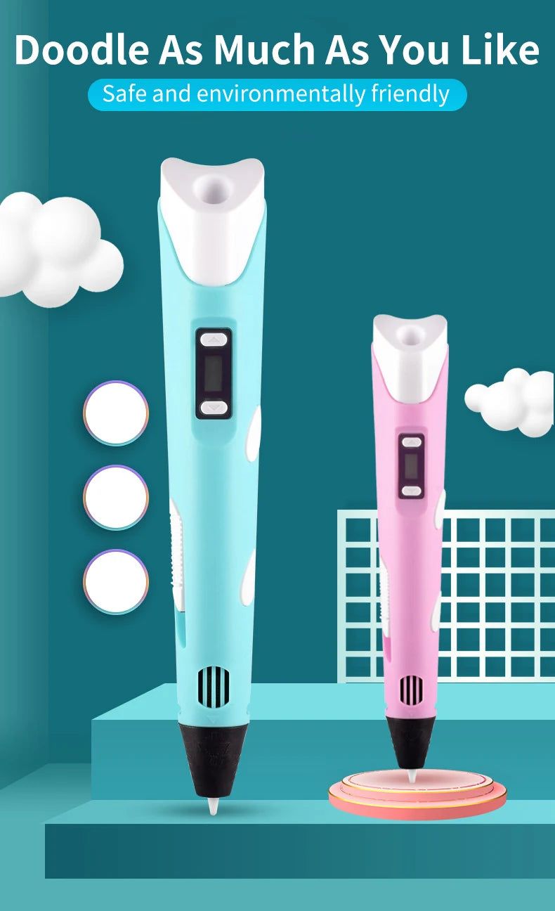 Stylo 3D éducatif pour enfant - Créativité et imagination sans limite
