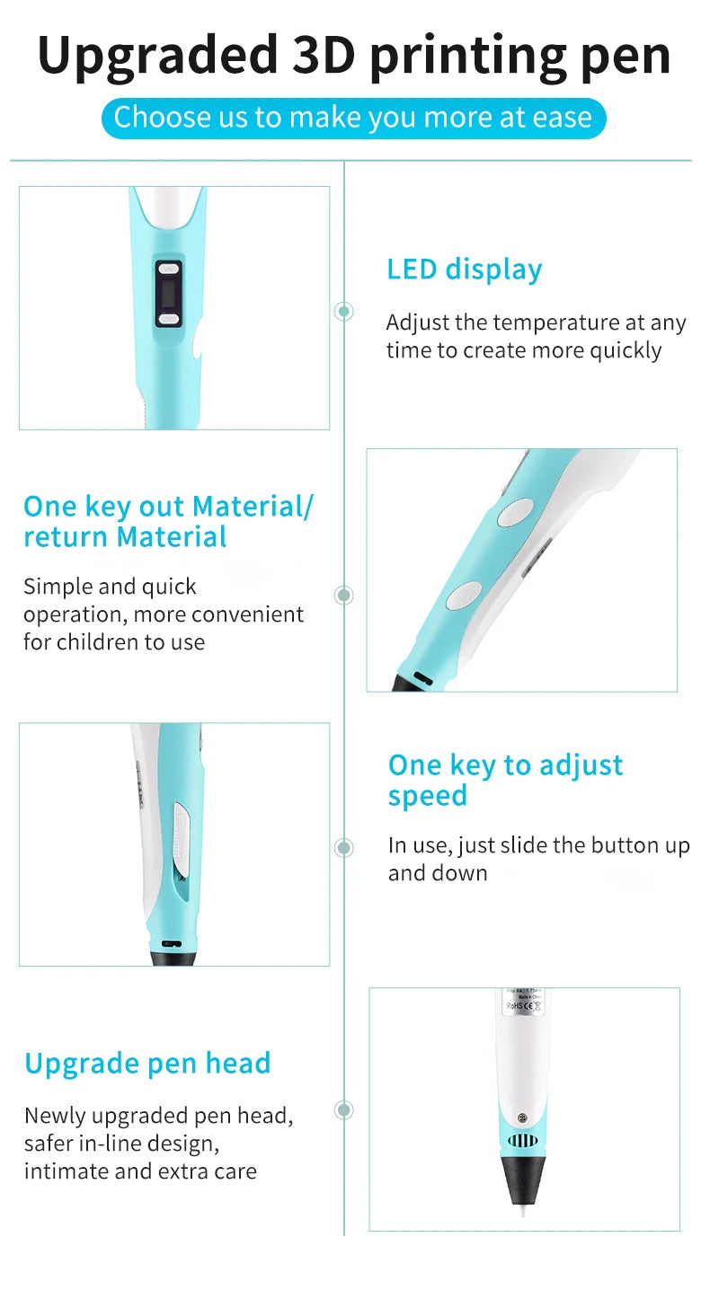 Stylo 3D éducatif pour enfant - Créativité et imagination sans limite