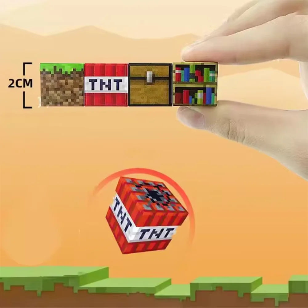 Jeu de construction magnétique pour enfants - Blocks créatifs façon Minecraft
